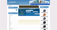 Desktop Screenshot of 4hoteis.com.br
